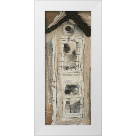 Honey Bee House VI White Modern Wood Framed Art Print by Ferrell, Erin McGee