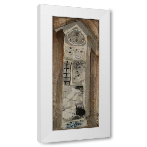 Honey Bee House VII White Modern Wood Framed Art Print by Ferrell, Erin McGee