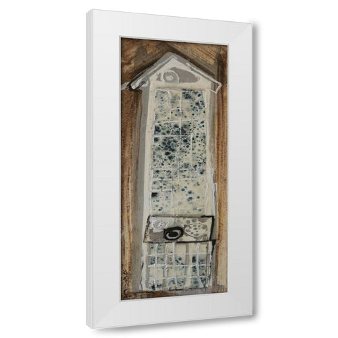 Honey Bee House X White Modern Wood Framed Art Print by Ferrell, Erin McGee