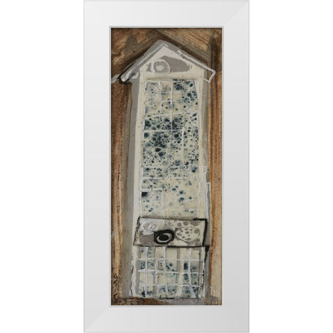 Honey Bee House X White Modern Wood Framed Art Print by Ferrell, Erin McGee