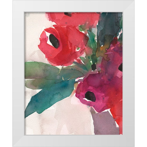 Behind the Meaning of Tulips I White Modern Wood Framed Art Print by Dixon, Samuel