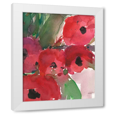 Behind the Meaning of Tulips II White Modern Wood Framed Art Print by Dixon, Samuel