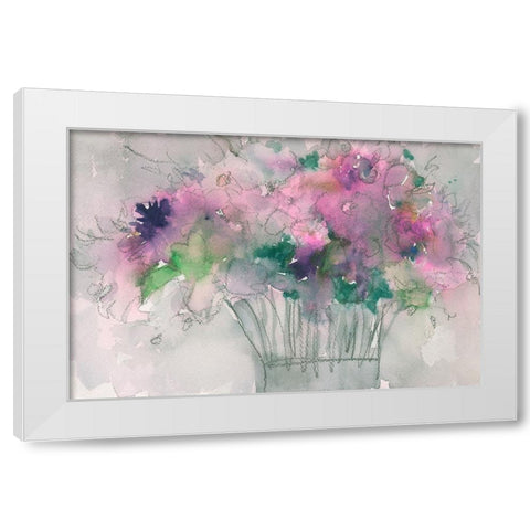 The Table Arrangement II White Modern Wood Framed Art Print by Dixon, Samuel