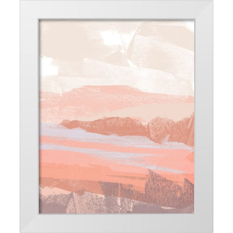 Paper Desert I White Modern Wood Framed Art Print by Green, Jacob