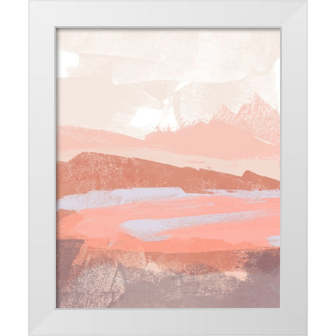 Paper Desert II White Modern Wood Framed Art Print by Green, Jacob