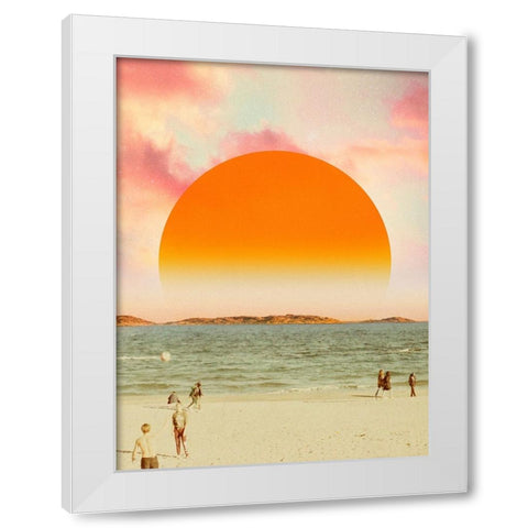 Retro Dreamscape II White Modern Wood Framed Art Print by Barnes, Victoria