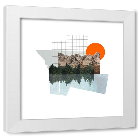 Get Away I White Modern Wood Framed Art Print by Wang, Melissa