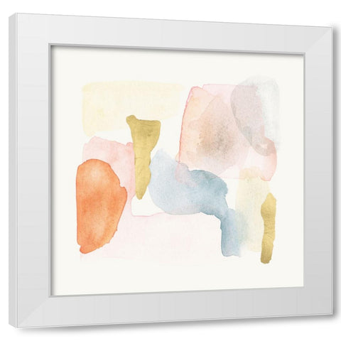 Like Clouds IV White Modern Wood Framed Art Print by Wang, Melissa