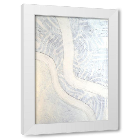 Northerly Wind I White Modern Wood Framed Art Print by Lam, Vanna
