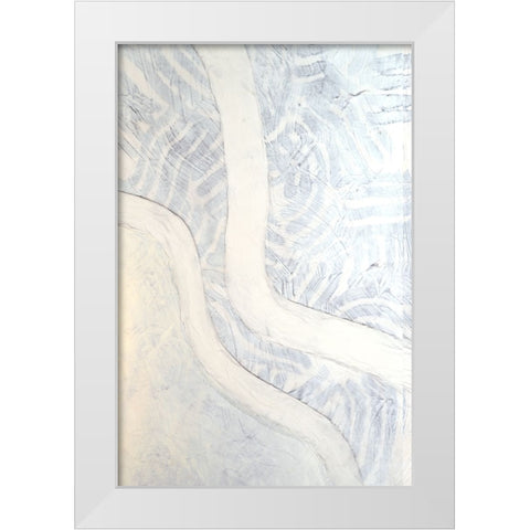Northerly Wind I White Modern Wood Framed Art Print by Lam, Vanna