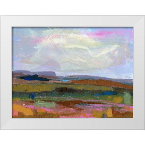 Gods Country  II White Modern Wood Framed Art Print by Quin, Marabeth