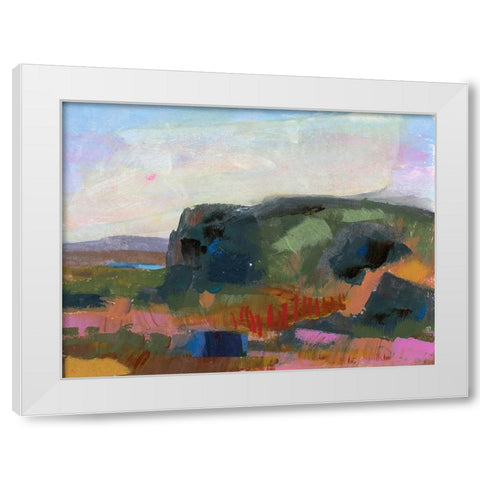 Gods Country  III White Modern Wood Framed Art Print by Quin, Marabeth