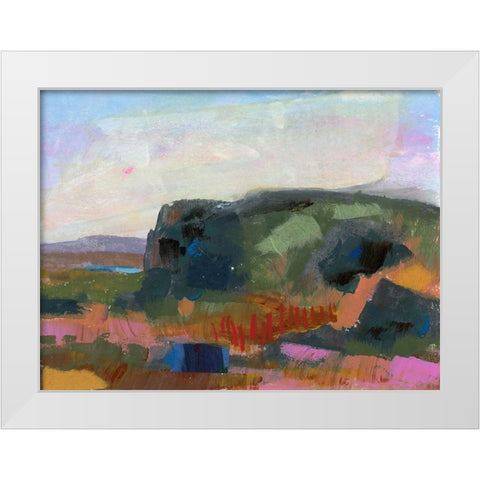 Gods Country  III White Modern Wood Framed Art Print by Quin, Marabeth