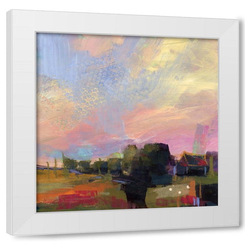 Gods Country  IV White Modern Wood Framed Art Print by Quin, Marabeth