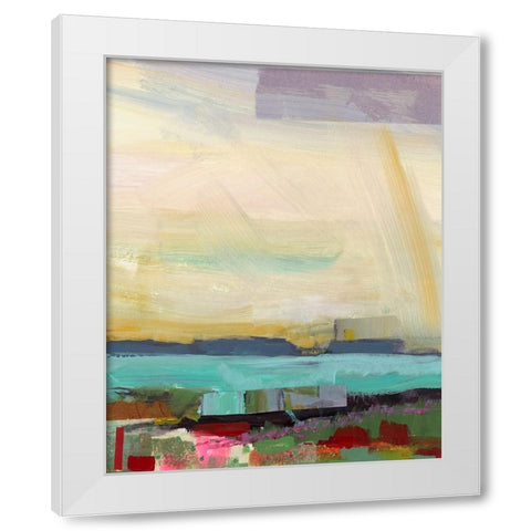 Open Roads I White Modern Wood Framed Art Print by Quin, Marabeth