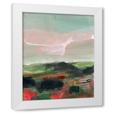 Open Roads III White Modern Wood Framed Art Print by Quin, Marabeth