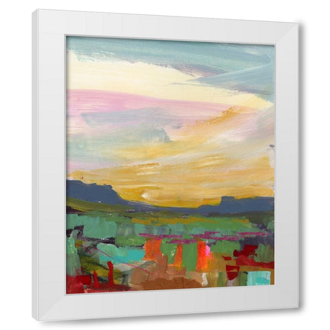 Open Roads IV White Modern Wood Framed Art Print by Quin, Marabeth