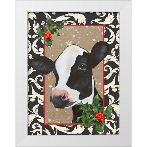 County Christmas Farm I White Modern Wood Framed Art Print by Reynolds, Jade