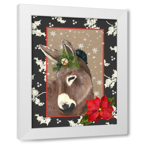 County Christmas Farm III White Modern Wood Framed Art Print by Reynolds, Jade