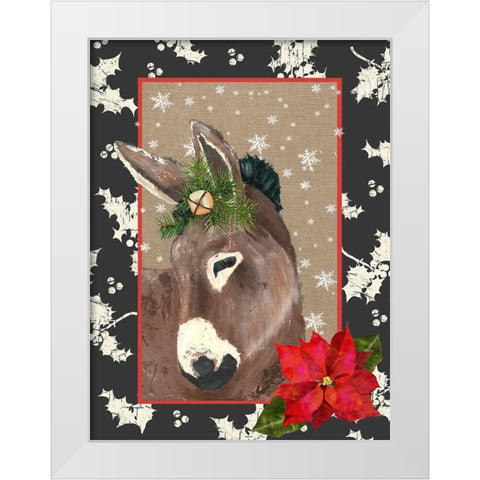 County Christmas Farm III White Modern Wood Framed Art Print by Reynolds, Jade