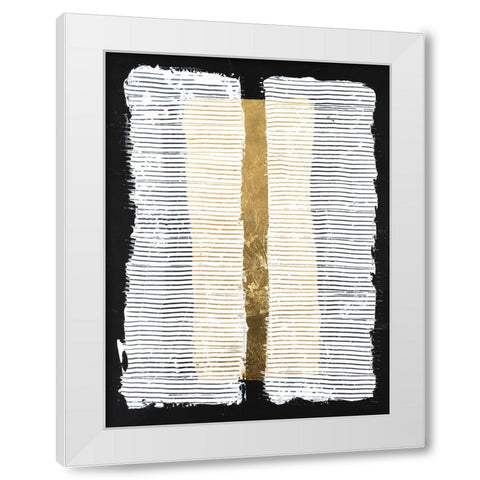 White Pillars I White Modern Wood Framed Art Print by Willett, Michael