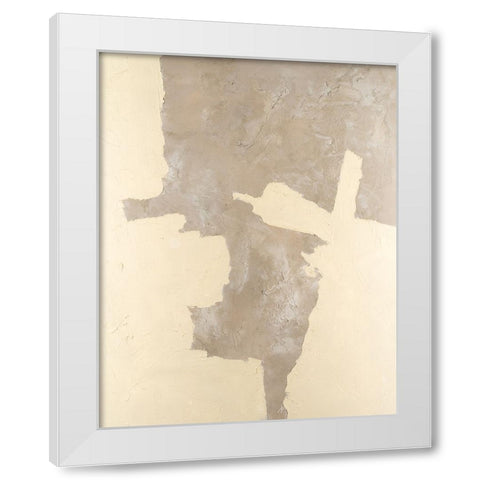 Playa I White Modern Wood Framed Art Print by Willett, Michael