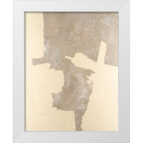 Playa I White Modern Wood Framed Art Print by Willett, Michael