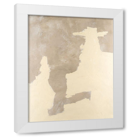 Playa II White Modern Wood Framed Art Print by Willett, Michael