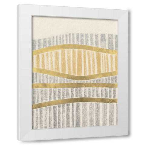 Pasture Bales I White Modern Wood Framed Art Print by Lam, Vanna
