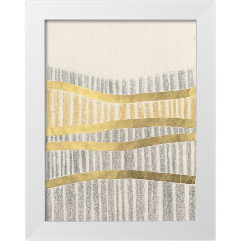 Pasture Bales II White Modern Wood Framed Art Print by Lam, Vanna