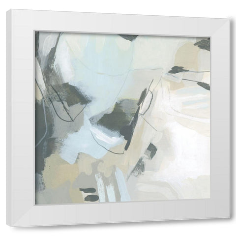 Shadow Cycle IV White Modern Wood Framed Art Print by Vess, June Erica