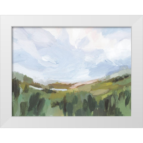 Soft And Dreamy Fields I White Modern Wood Framed Art Print by Barnes, Victoria