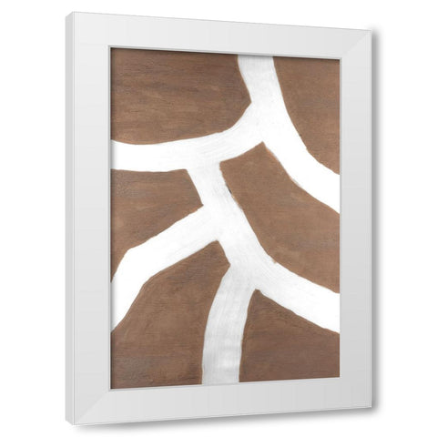 Meadow Passage I White Modern Wood Framed Art Print by Willett, Michael