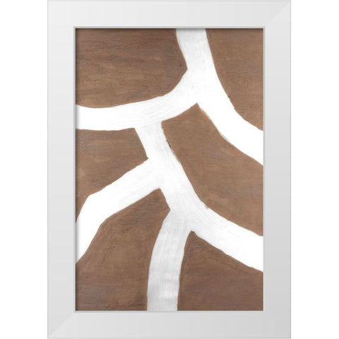 Meadow Passage I White Modern Wood Framed Art Print by Willett, Michael