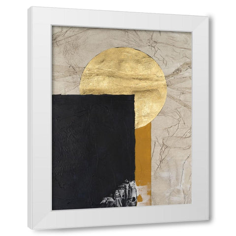 Adorned Geometric I White Modern Wood Framed Art Print by Willett, Michael