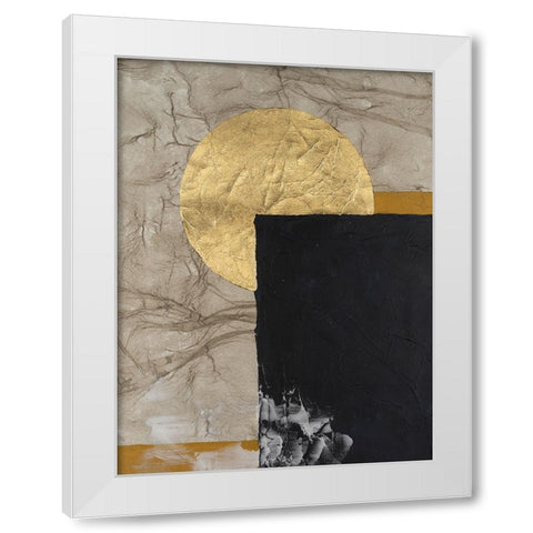 Adorned Geometric II White Modern Wood Framed Art Print by Willett, Michael