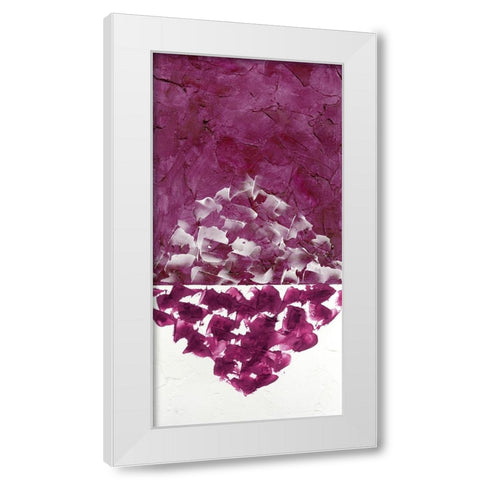 Hued Plaster I White Modern Wood Framed Art Print by Willett, Michael