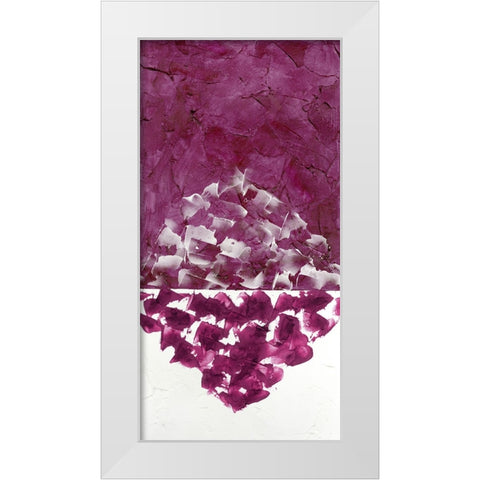 Hued Plaster I White Modern Wood Framed Art Print by Willett, Michael