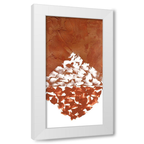 Hued Plaster II White Modern Wood Framed Art Print by Willett, Michael