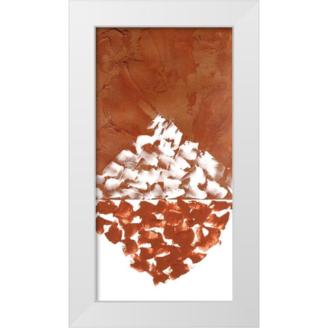 Hued Plaster II White Modern Wood Framed Art Print by Willett, Michael