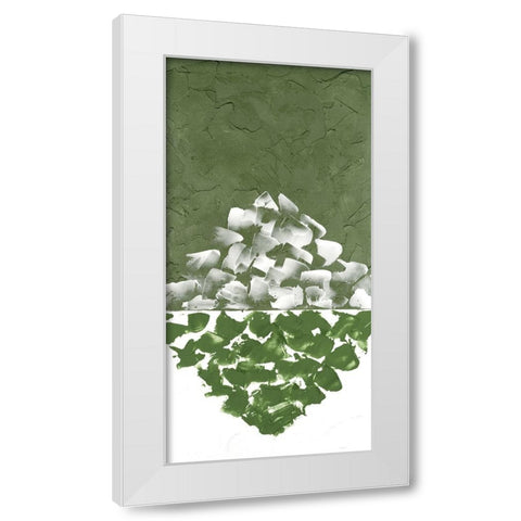 Hued Plaster III White Modern Wood Framed Art Print by Willett, Michael