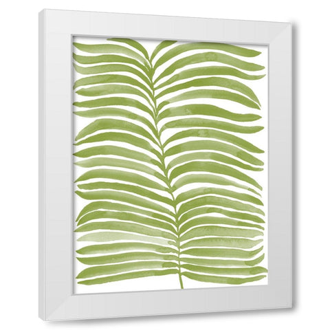 Kelp Block Silhouette II White Modern Wood Framed Art Print by Moore, Regina