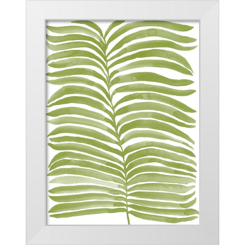 Kelp Block Silhouette II White Modern Wood Framed Art Print by Moore, Regina
