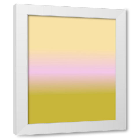 Longing Ombre I White Modern Wood Framed Art Print by Longley, Alicia