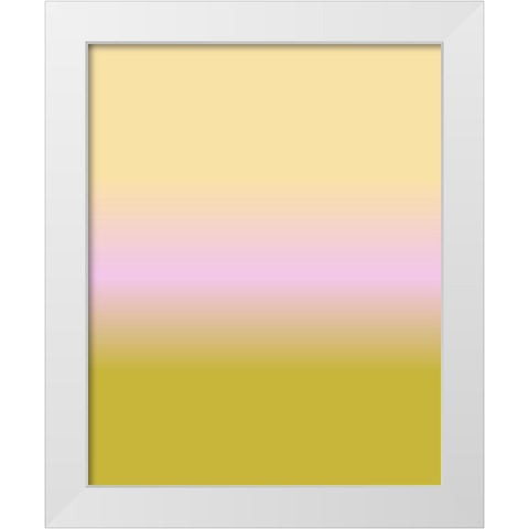 Longing Ombre I White Modern Wood Framed Art Print by Longley, Alicia