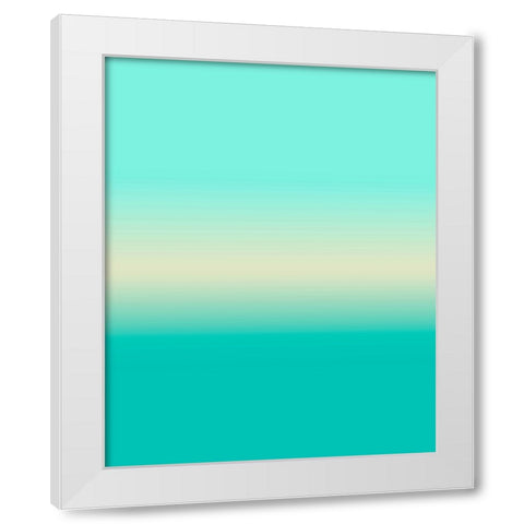 Longing Ombre II White Modern Wood Framed Art Print by Longley, Alicia