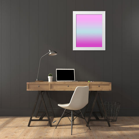 Longing Ombre III White Modern Wood Framed Art Print by Longley, Alicia