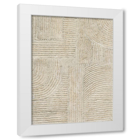 Sandstone Pastures II White Modern Wood Framed Art Print by Willett, Michael