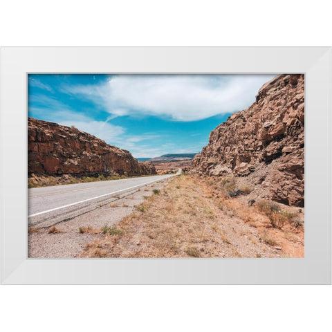 Quintero New Mexico IV White Modern Wood Framed Art Print by Quintero, Sonja
