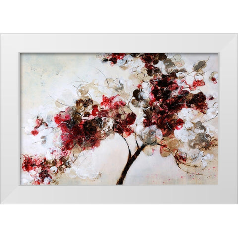 Sugarplum White Modern Wood Framed Art Print by Taylor, Kari